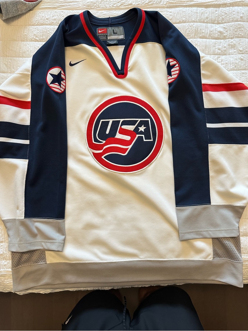 2002 USA Men's Olympic Hockey Jersey